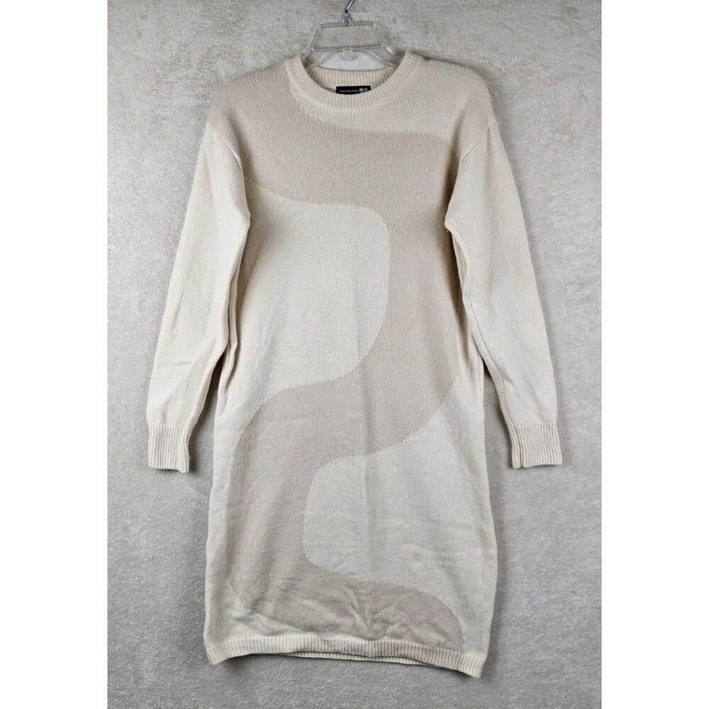 Marimekko X Uniqlo Women's 100% Wool Knit Sweater Dress Size XS